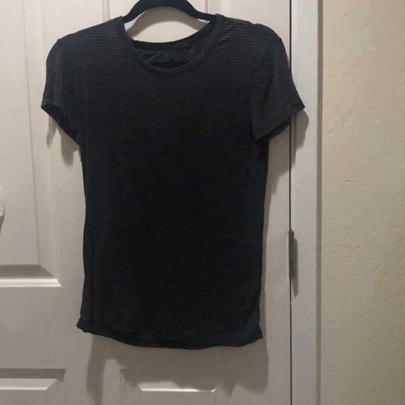 gray and black soft brandy tee - Picture 1 of 3